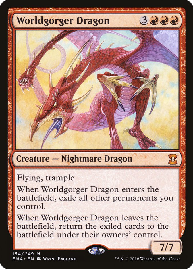 Worldgorger Dragon [Eternal Masters] - Magic: The Gathering - Card Brawlers | Quebec | Canada |