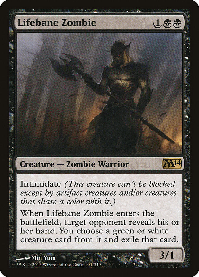 Lifebane Zombie [Magic 2014] - Magic: The Gathering - Card Brawlers | Quebec | Canada |