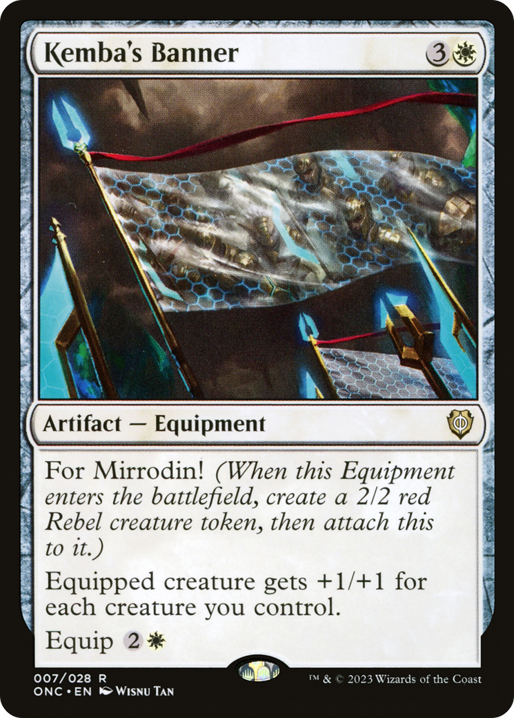 Kemba's Banner [Phyrexia: All Will Be One Commander] - Magic: The Gathering - Card Brawlers | Quebec | Canada |