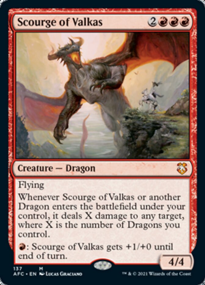 Scourge of Valkas [Dungeons & Dragons: Adventures in the Forgotten Realms Commander] - Magic: The Gathering - Card Brawlers | Quebec | Canada |