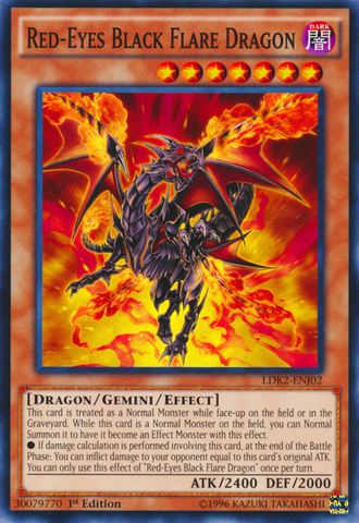 Red-Eyes Black Flare Dragon [LDK2-ENJ02] Common - Yu-Gi-Oh! - Card Brawlers | Quebec | Canada |