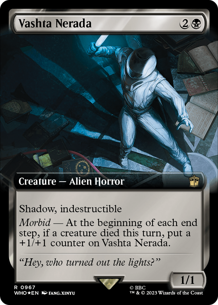 Vashta Nerada (Extended Art) (Surge Foil) [Doctor Who] - Magic: The Gathering - Card Brawlers | Quebec | Canada |
