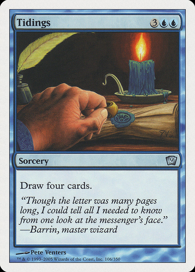 Tidings [Ninth Edition] - Magic: The Gathering - Card Brawlers | Quebec | Canada |