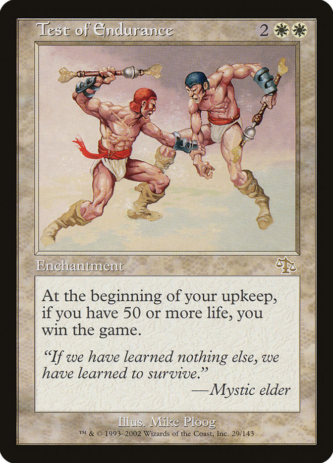 Test of Endurance [Judgment] - Magic: The Gathering - Card Brawlers | Quebec | Canada |