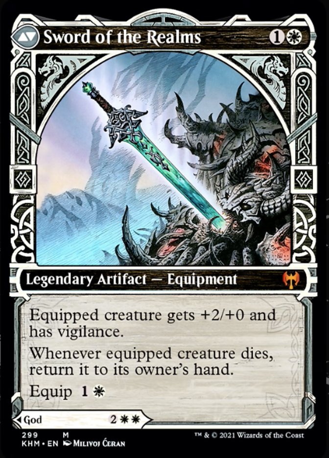 Halvar, God of Battle // Sword of the Realms (Showcase) [Kaldheim] - Magic: The Gathering - Card Brawlers | Quebec | Canada |