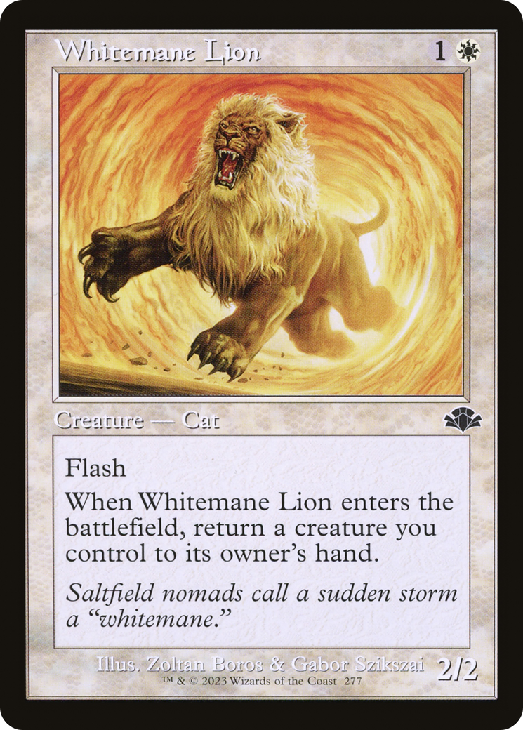 Whitemane Lion (Retro) [Dominaria Remastered] - Magic: The Gathering - Card Brawlers | Quebec | Canada |