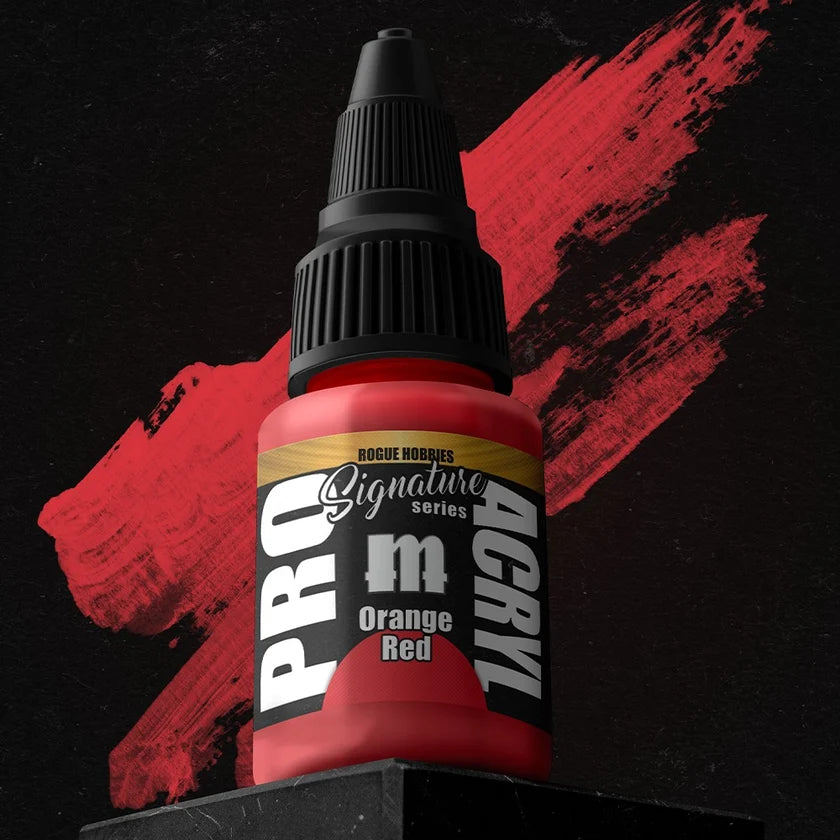 PRO Acryl - Paint - Rogue Hobbies - S31 - Orange Red