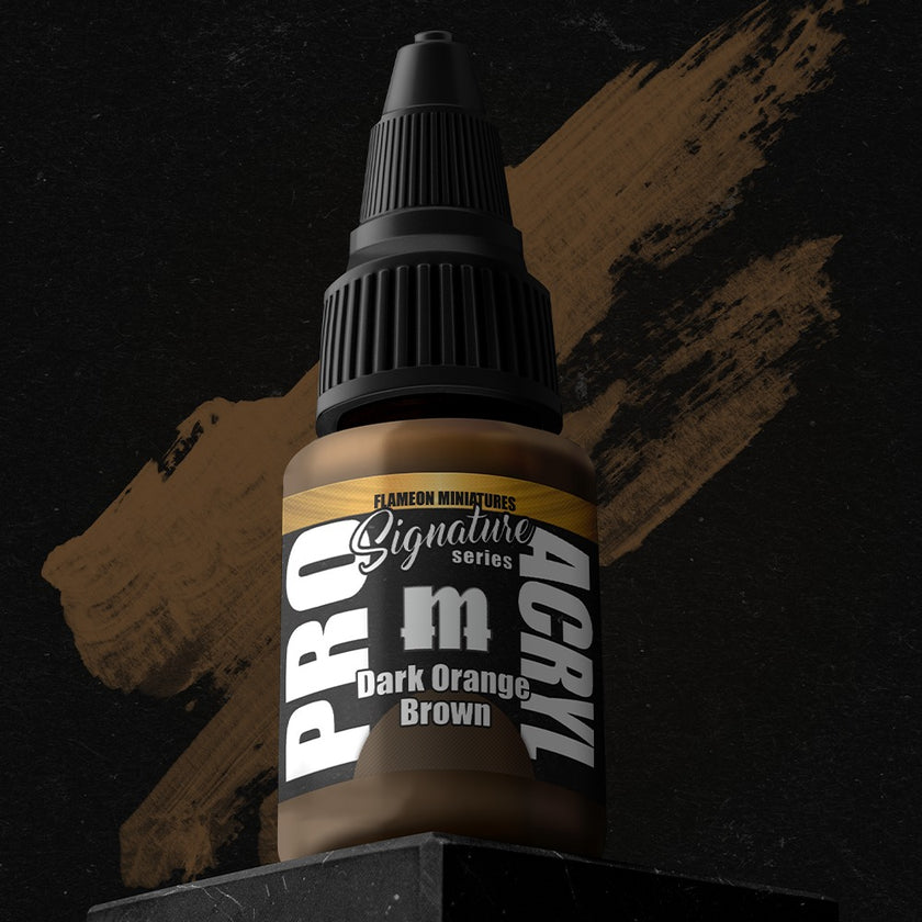 PRO Acryl - Paint - S26 - Flameon - Dark Orange Brown