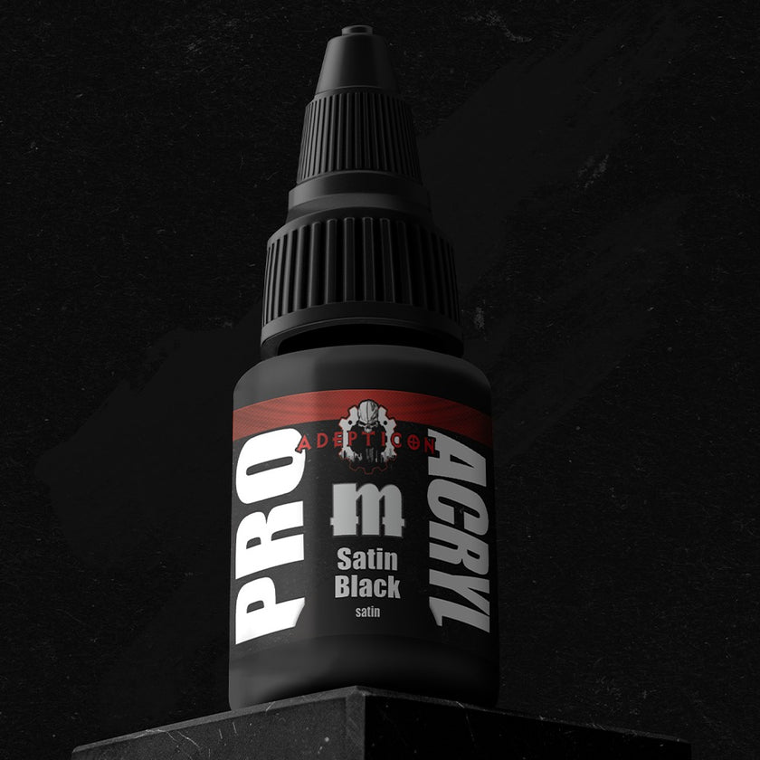 PRO Acryl - Paint - S39 - Adepticon - Satin Black