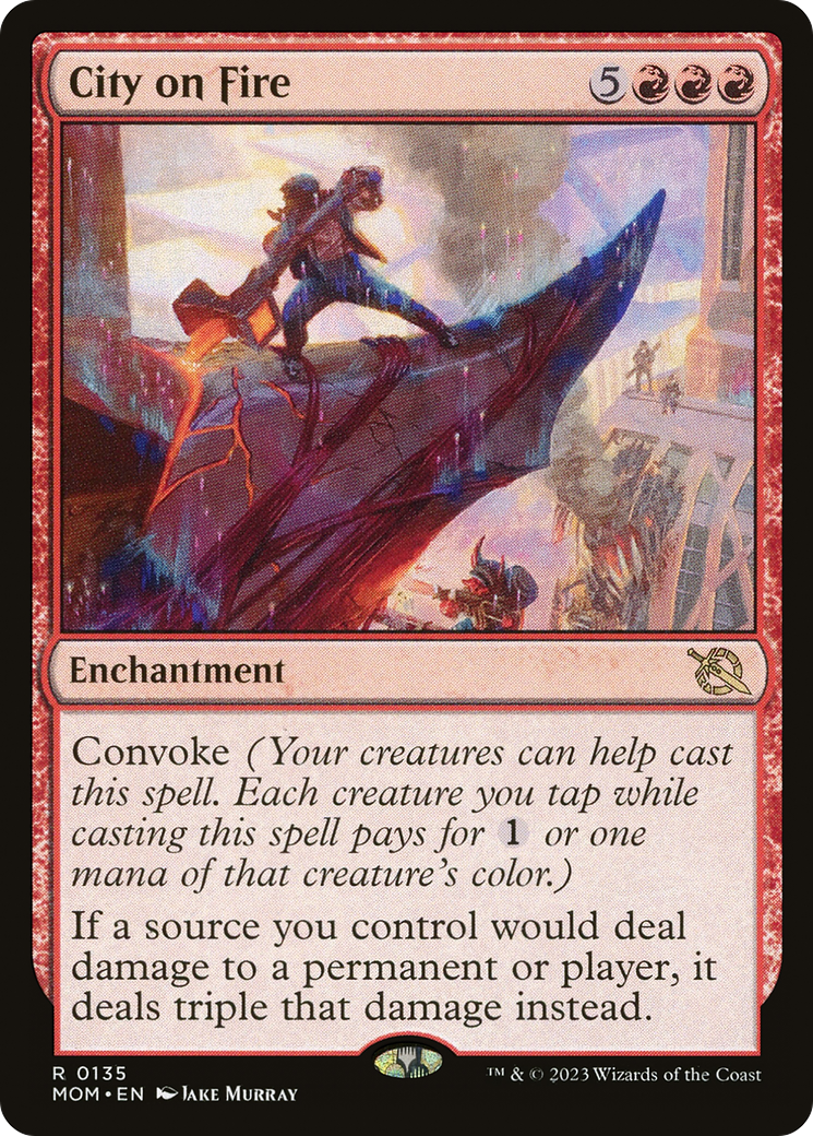 City on Fire [March of the Machine] - Magic: The Gathering - Card Brawlers | Quebec | Canada |