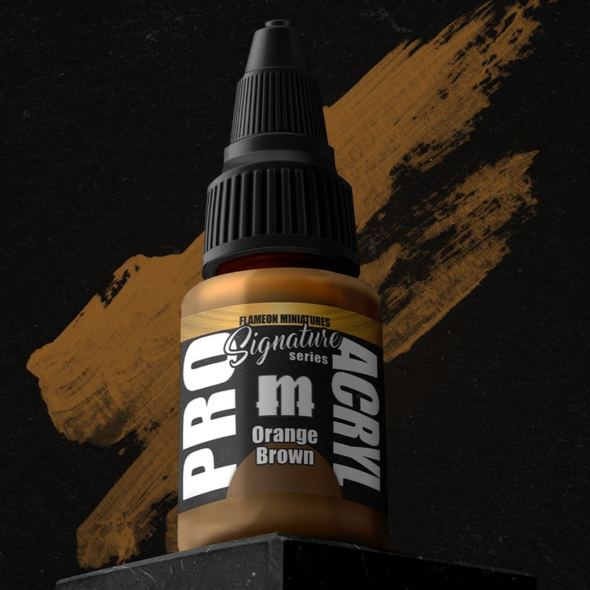 PRO Acryl - Paint - S27 - Flameon - Orange Brown