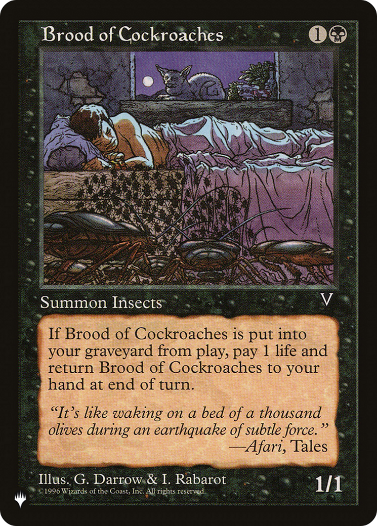 Brood of Cockroaches [The List] - Magic: The Gathering - Card Brawlers | Quebec | Canada |