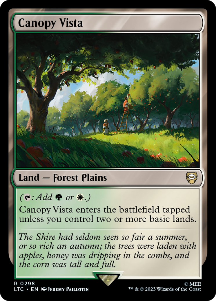Canopy Vista [The Lord of the Rings: Tales of Middle-Earth Commander] - Magic: The Gathering - Card Brawlers | Quebec | Canada |