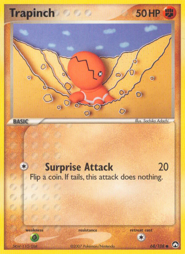 Trapinch (68/108) [EX: Power Keepers] - Pokémon - Card Brawlers | Quebec | Canada |