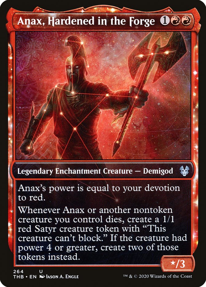 Anax, Hardened in the Forge (Showcase) [Theros Beyond Death] - Magic: The Gathering - Card Brawlers | Quebec | Canada |