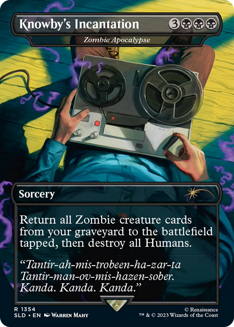 Knowby's Incantation - Zombie Apocalypse [Secret Lair Drop Series] - Magic: The Gathering - Card Brawlers | Quebec | Canada |