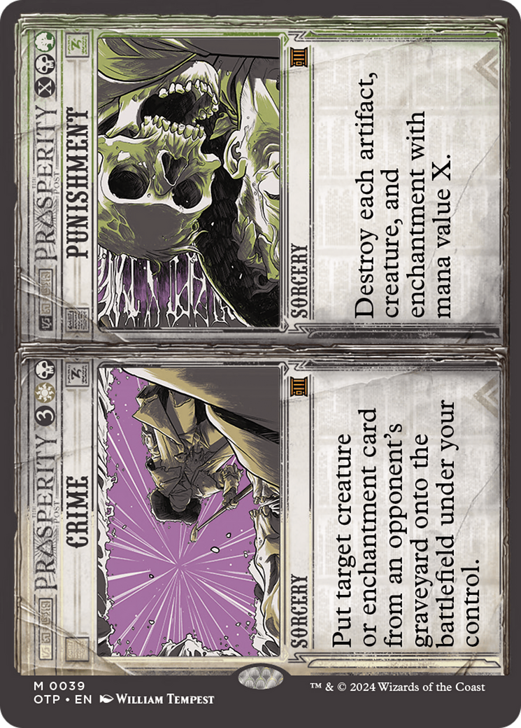 Crime // Punishment [Outlaws of Thunder Junction: Breaking News] - Magic: The Gathering - Card Brawlers | Quebec | Canada |