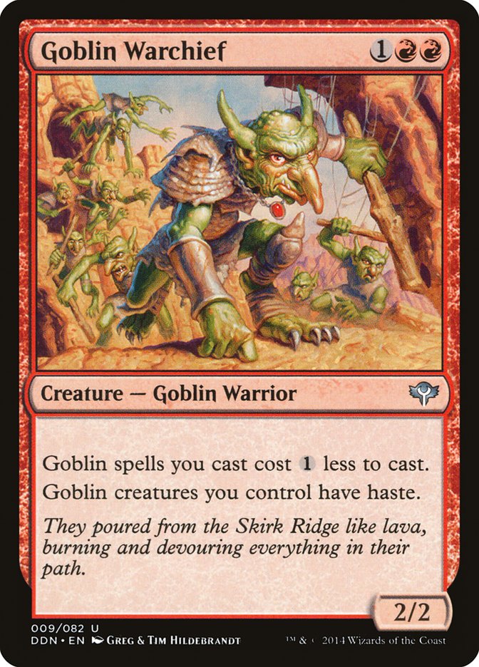Goblin Warchief [Duel Decks: Speed vs. Cunning] - Magic: The Gathering - Card Brawlers | Quebec | Canada |