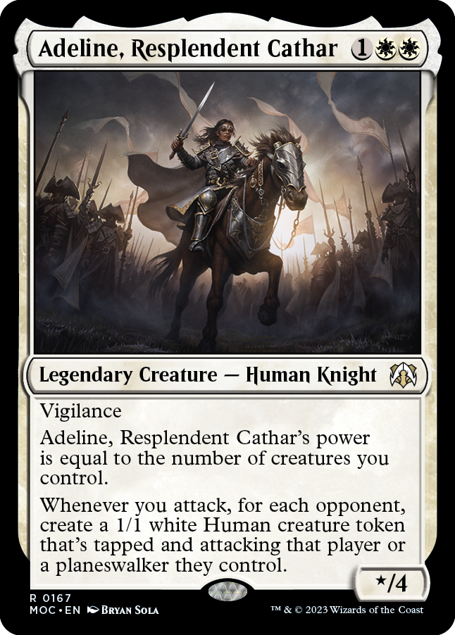 Adeline, Resplendent Cathar [March of the Machine Commander] - Magic: The Gathering - Card Brawlers | Quebec | Canada |