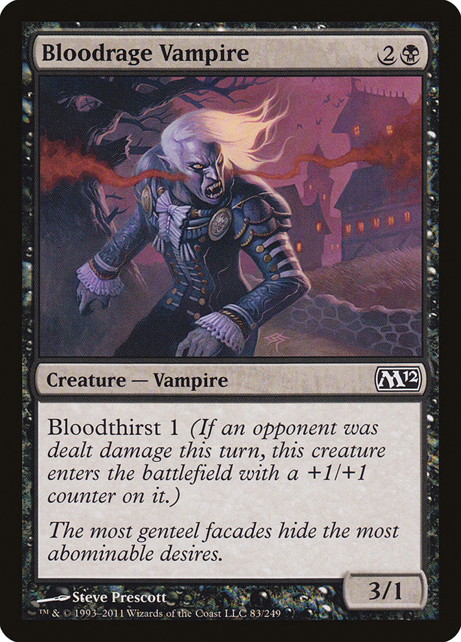 Bloodrage Vampire [Magic 2012] - Magic: The Gathering - Card Brawlers | Quebec | Canada |