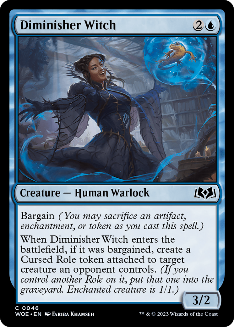 Diminisher Witch [Wilds of Eldraine] - Magic: The Gathering - Card Brawlers | Quebec | Canada |