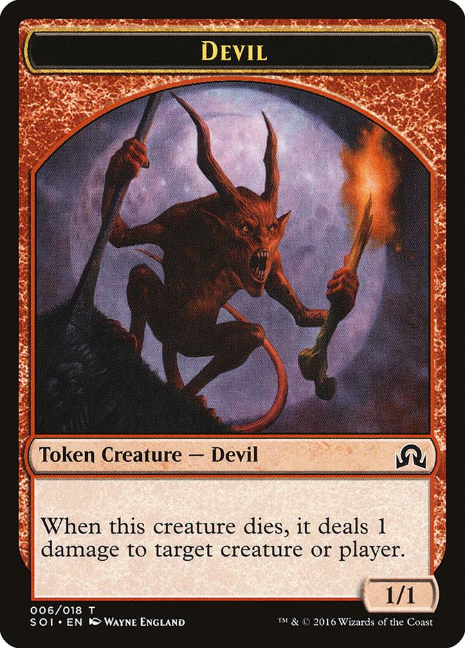 Devil Token [Shadows over Innistrad Tokens] - Magic: The Gathering - Card Brawlers | Quebec | Canada |