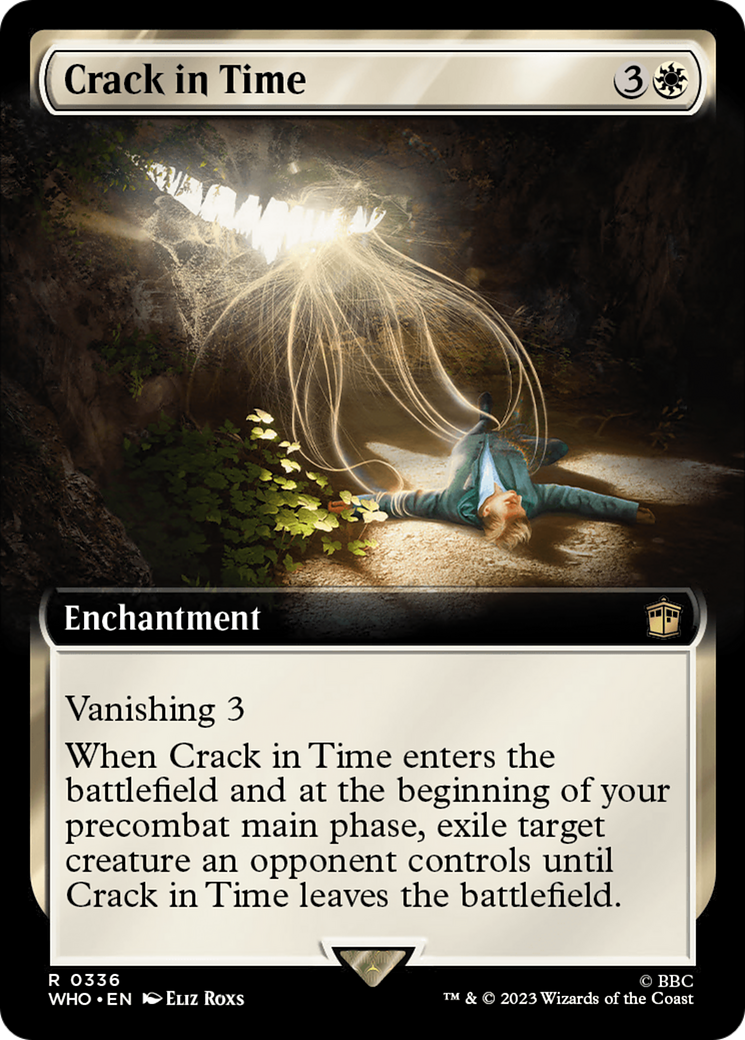 Crack in Time (Extended Art) [Doctor Who] - Magic: The Gathering - Card Brawlers | Quebec | Canada |