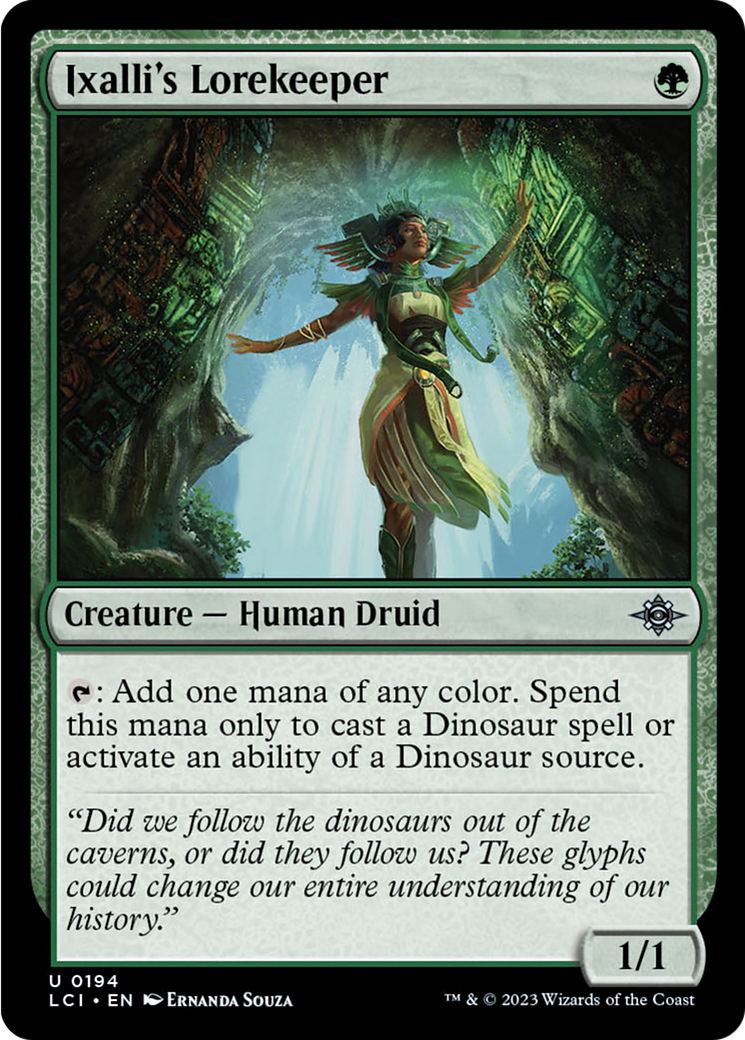 Ixalli's Lorekeeper [The Lost Caverns of Ixalan] - Magic: The Gathering - Card Brawlers | Quebec | Canada |