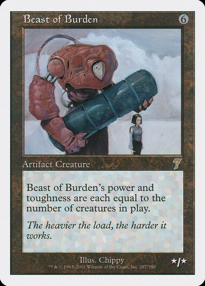 Beast of Burden [Seventh Edition] - Magic: The Gathering - Card Brawlers | Quebec | Canada |