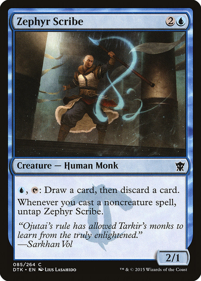 Zephyr Scribe [Dragons of Tarkir] - Magic: The Gathering - Card Brawlers | Quebec | Canada |