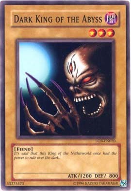 Dark King of the Abyss [LOB-EN020] Common - Yu-Gi-Oh! - Card Brawlers | Quebec | Canada |