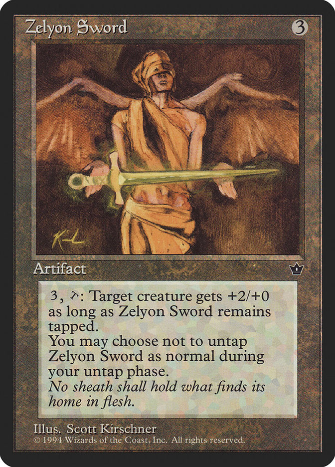 Zelyon Sword [Fallen Empires] - Magic: The Gathering - Card Brawlers | Quebec | Canada |