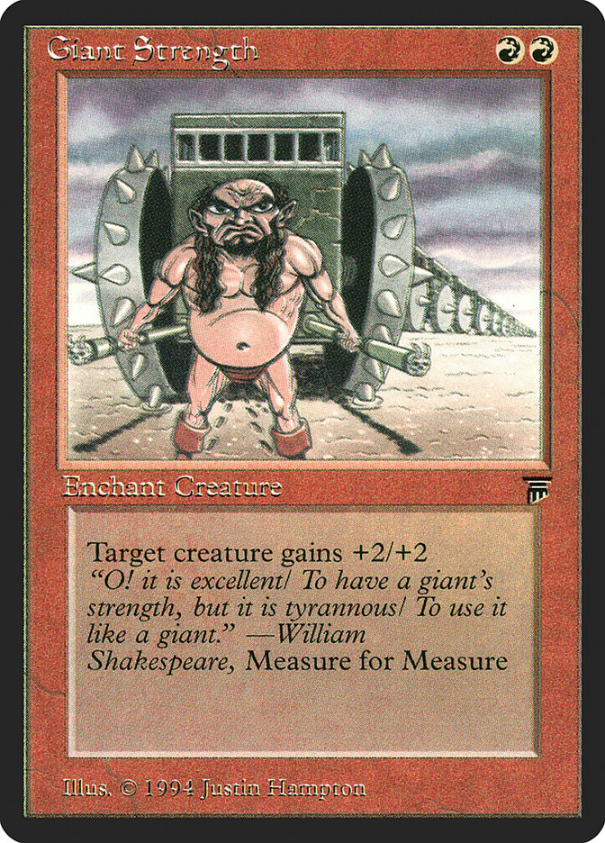 Giant Strength [Legends] - Magic: The Gathering - Card Brawlers | Quebec | Canada |
