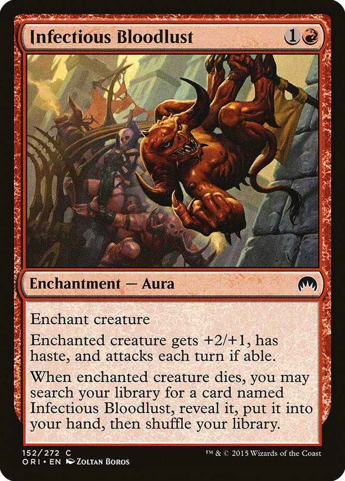 Infectious Bloodlust [Magic Origins] - Magic: The Gathering - Card Brawlers | Quebec | Canada |