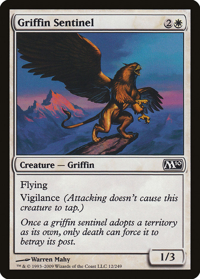 Griffin Sentinel [Magic 2010] - Magic: The Gathering - Card Brawlers | Quebec | Canada |