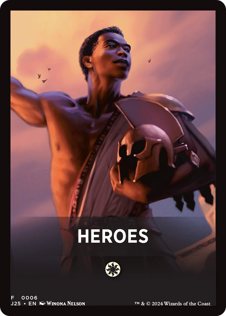 Heroes Theme Card [Foundations Jumpstart Front Cards] - Magic: The Gathering - Card Brawlers | Quebec | Canada |