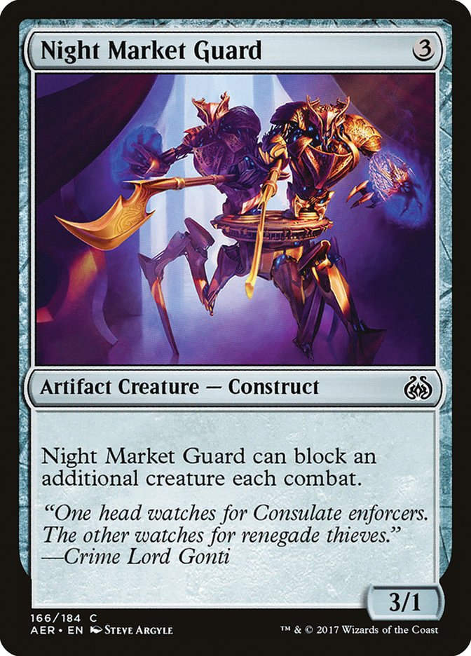 Night Market Guard [Aether Revolt] - Magic: The Gathering - Card Brawlers | Quebec | Canada |