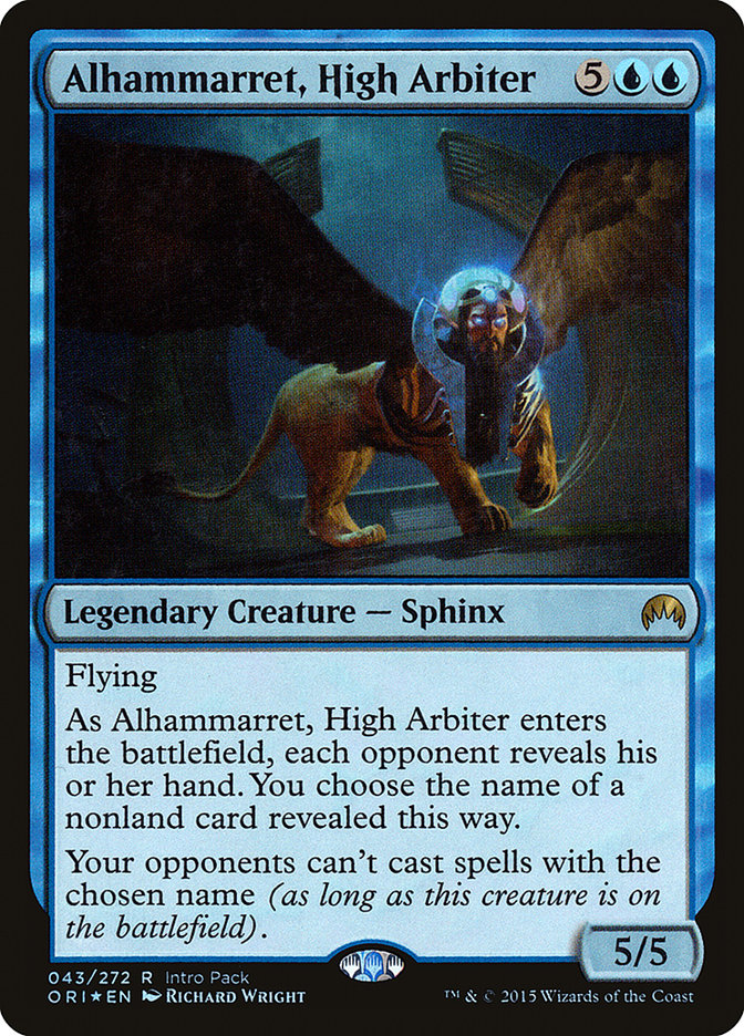 Alhammarret, High Arbiter (Intro Pack) [Magic Origins Promos] - Magic: The Gathering - Card Brawlers | Quebec | Canada |