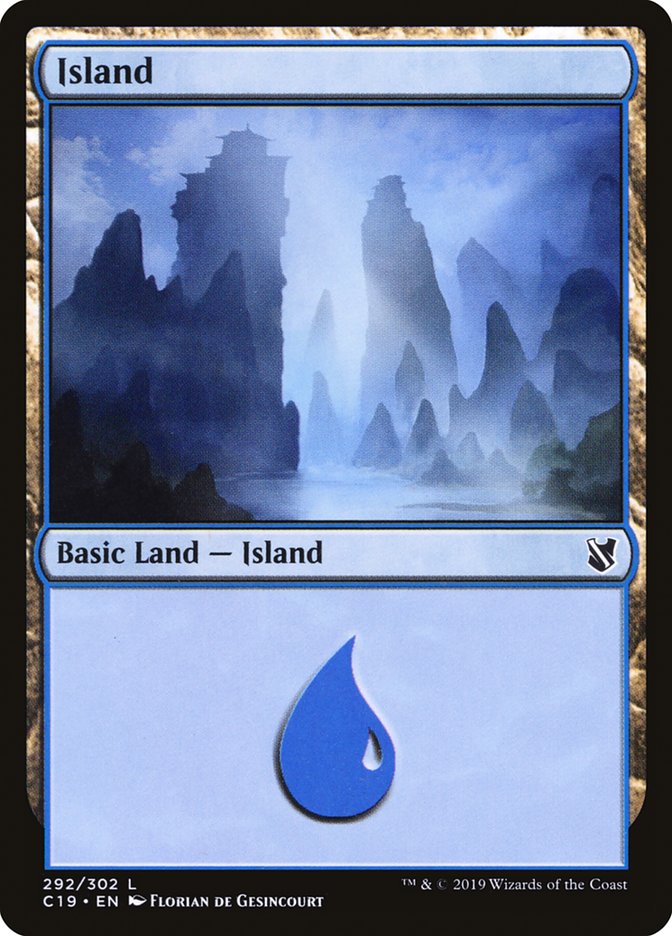 Island (292) [Commander 2019] - Magic: The Gathering - Card Brawlers | Quebec | Canada |