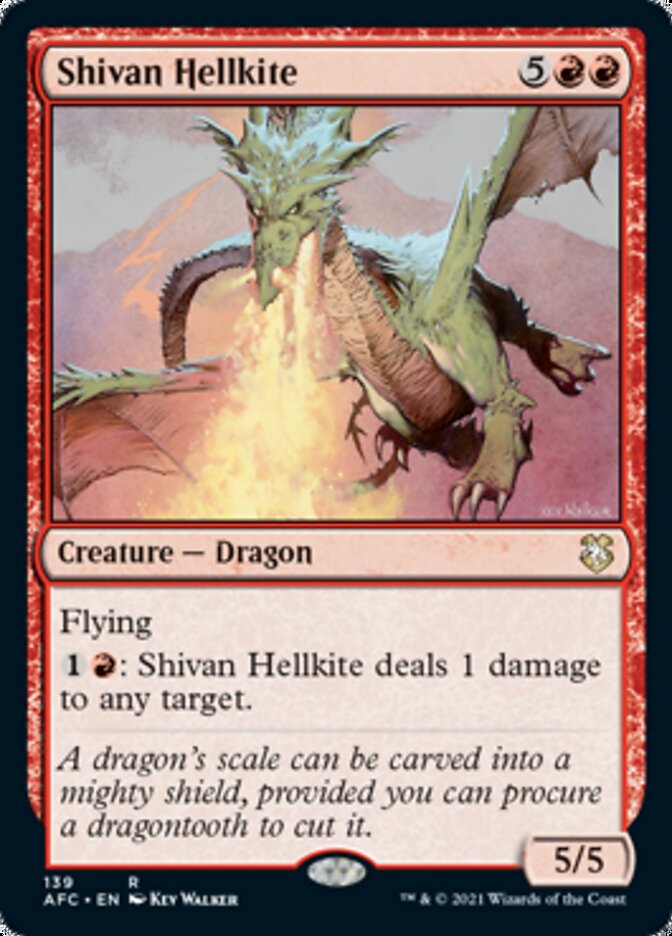 Shivan Hellkite [Dungeons & Dragons: Adventures in the Forgotten Realms Commander] - Magic: The Gathering - Card Brawlers | Quebec | Canada |