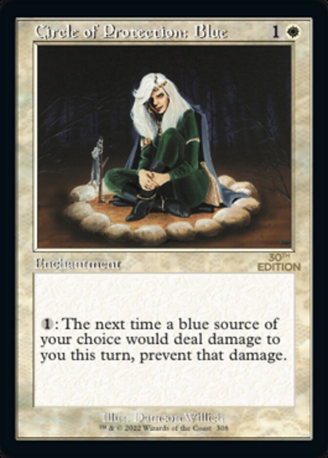 Circle of Protection: Blue (Retro) [30th Anniversary Edition] - Magic: The Gathering - Card Brawlers | Quebec | Canada |
