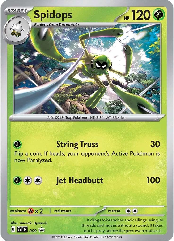 Spidops (009) [Scarlet & Violet: Black Star Promos] - Pokémon - Card Brawlers | Quebec | Canada |