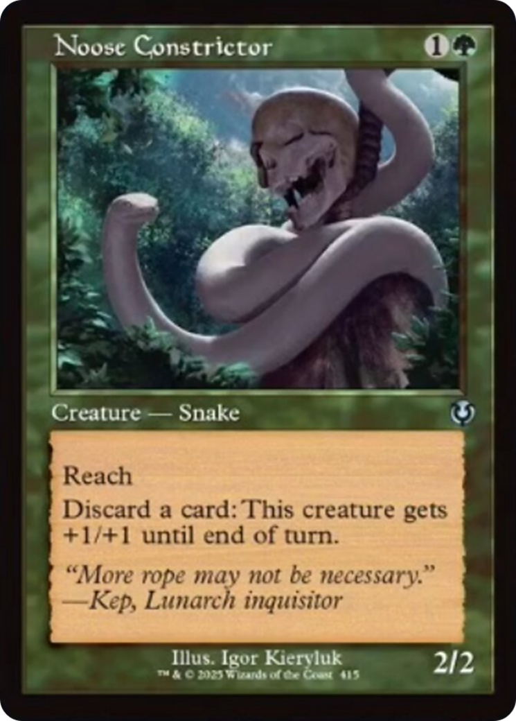 Noose Constrictor (Retro Frame) [Innistrad Remastered] - Magic: The Gathering - Card Brawlers | Quebec | Canada |
