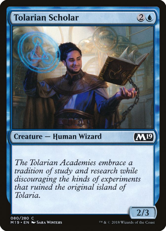 Tolarian Scholar [Core Set 2019] - Magic: The Gathering - Card Brawlers | Quebec | Canada |