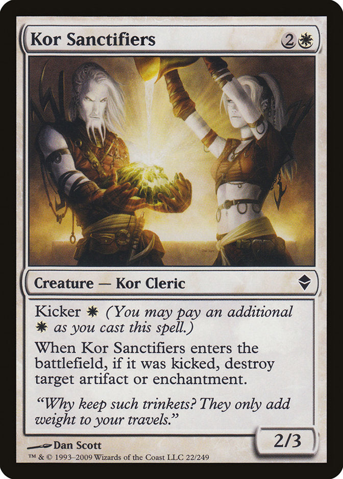 Kor Sanctifiers [Zendikar] - Magic: The Gathering - Card Brawlers | Quebec | Canada |