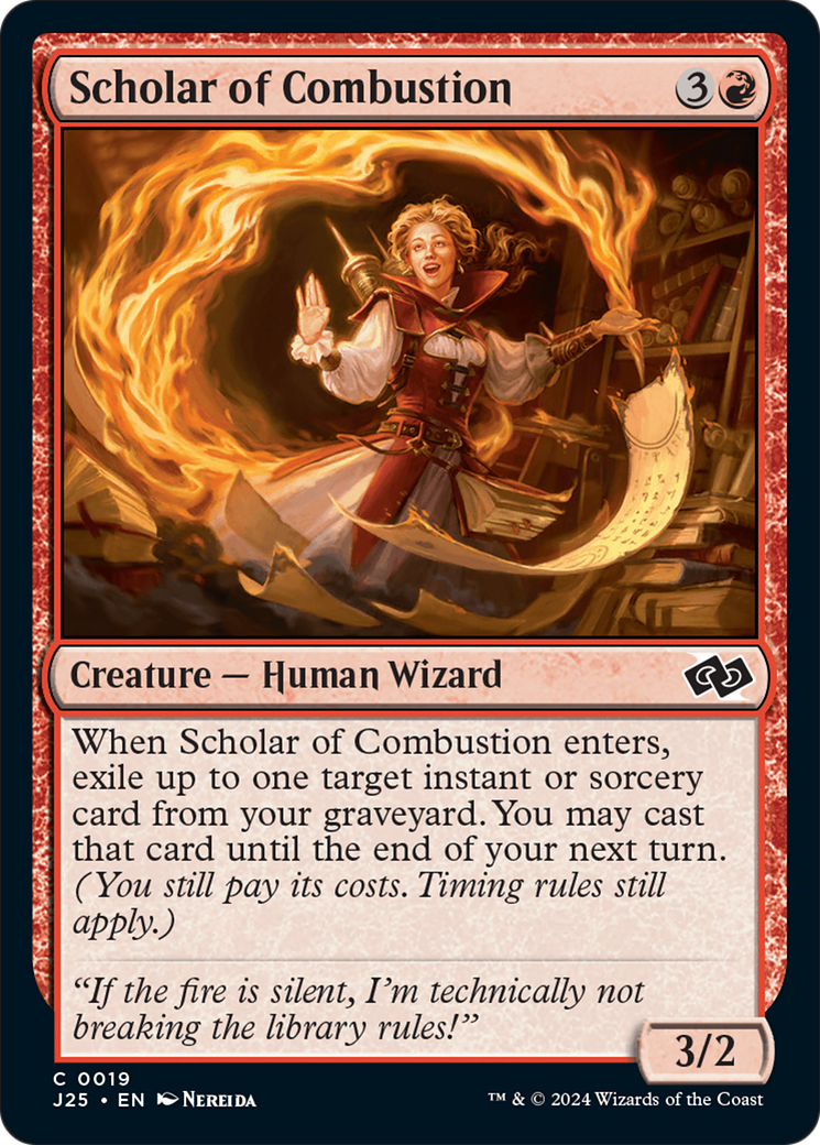 Scholar of Combustion [Foundations Jumpstart] - Magic: The Gathering - Card Brawlers | Quebec | Canada |
