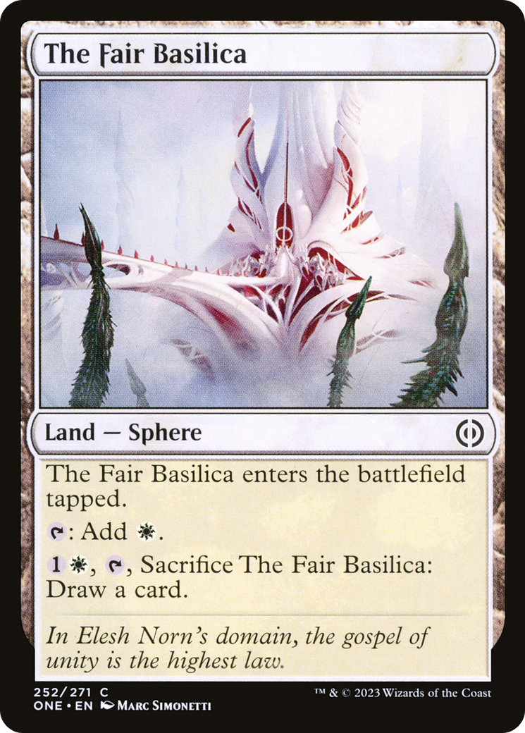 The Fair Basilica [Phyrexia: All Will Be One] - Magic: The Gathering - Card Brawlers | Quebec | Canada |