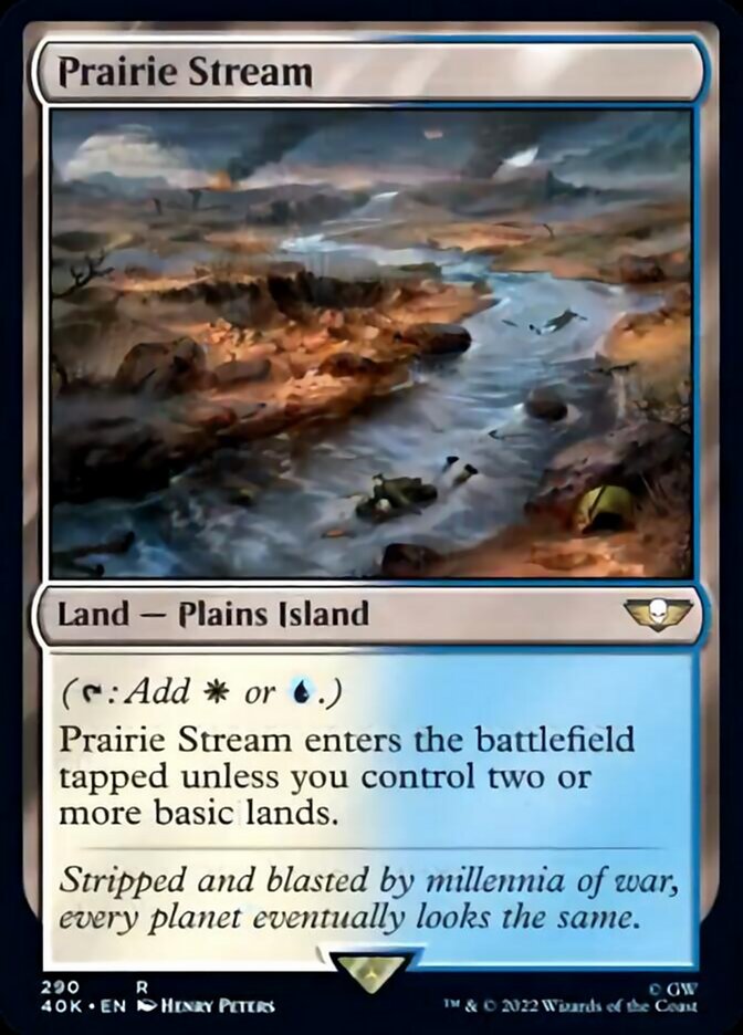 Prairie Stream (Surge Foil) [Warhammer 40,000] - Magic: The Gathering - Card Brawlers | Quebec | Canada |