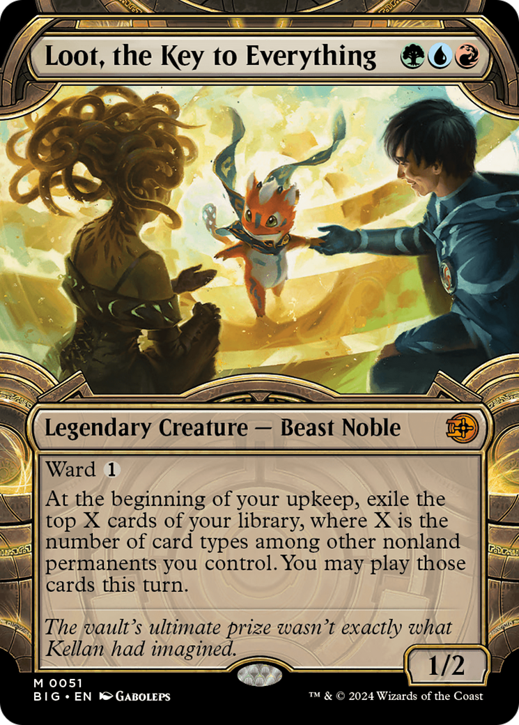 Loot, the Key to Everything (Showcase) [Outlaws of Thunder Junction: The Big Score] - Magic: The Gathering - Card Brawlers | Quebec | Canada |