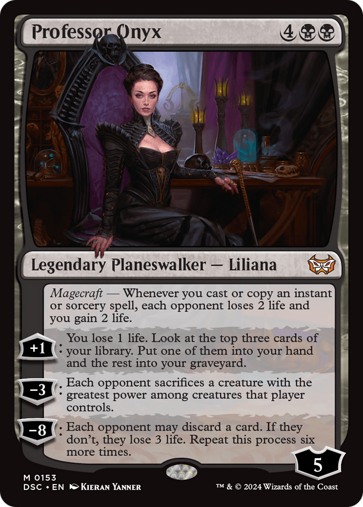 Professor Onyx [Duskmourn: House of Horror Commander] - Magic: The Gathering - Card Brawlers | Quebec | Canada |